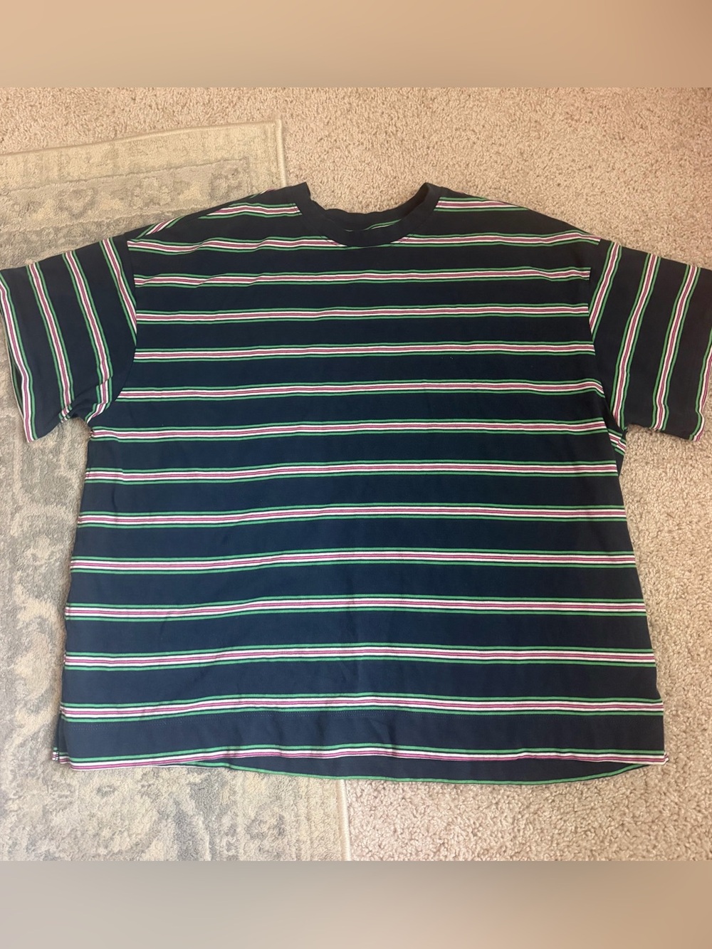 Old Navy Vintage Tee Striped Crewneck Tee Xl